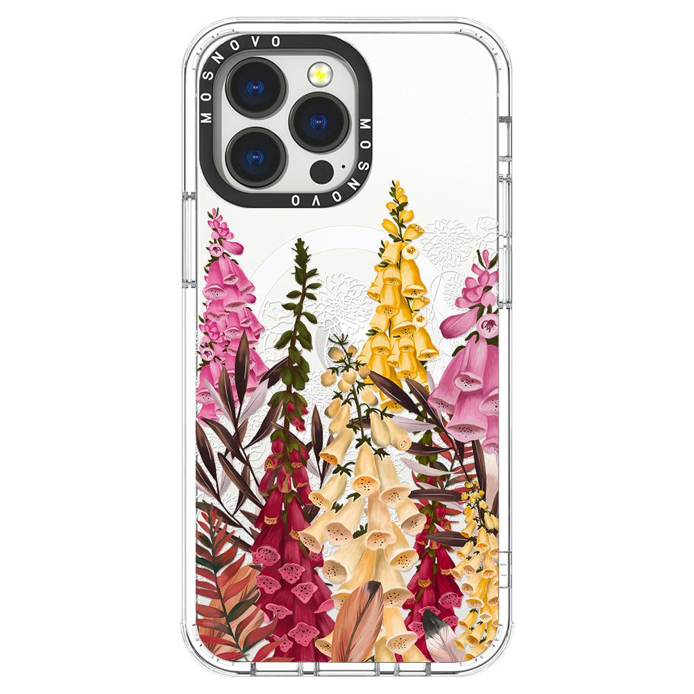 Foxglove Flower Phone Case - iPhone 13 Pro Case - MOSNOVO