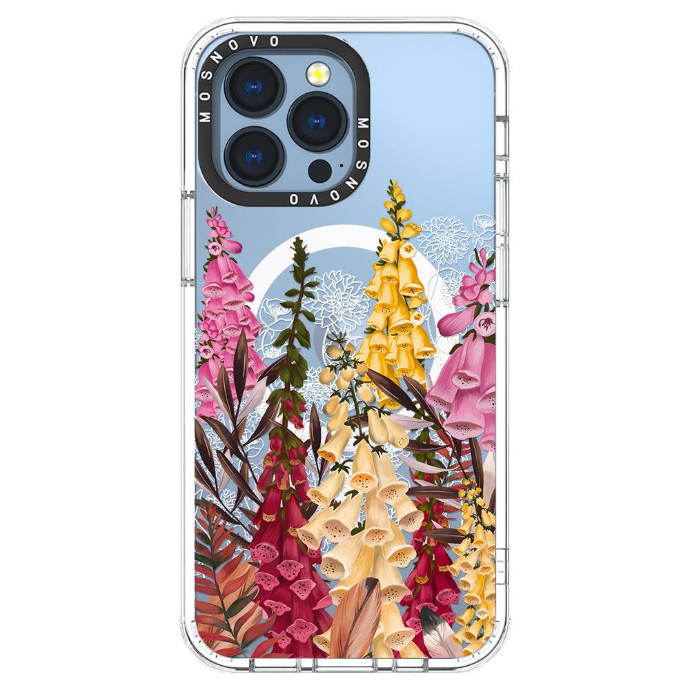 Foxglove Flower Phone Case - iPhone 13 Pro Case - MOSNOVO