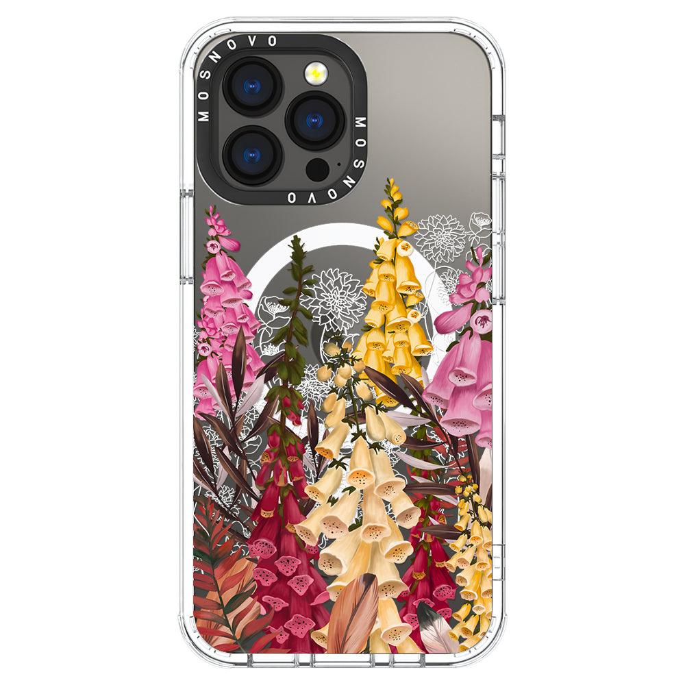 Foxglove Flower Phone Case - iPhone 13 Pro Case - MOSNOVO