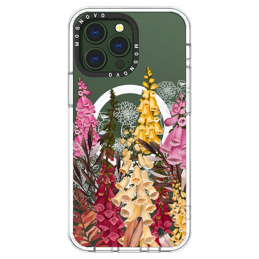 Foxglove Flower Phone Case - iPhone 13 Pro Case - MOSNOVO