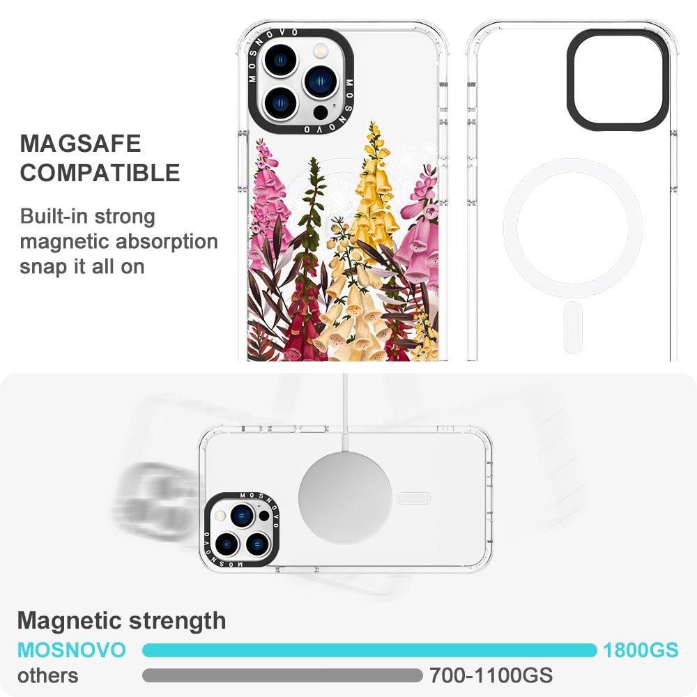 Foxglove Flower Phone Case - iPhone 13 Pro Case - MOSNOVO