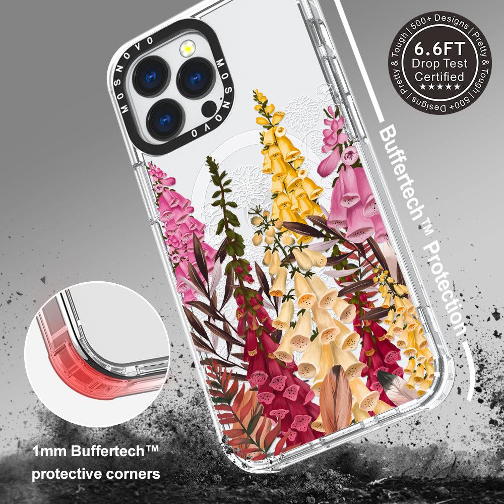 Foxglove Flower Phone Case - iPhone 13 Pro Case - MOSNOVO