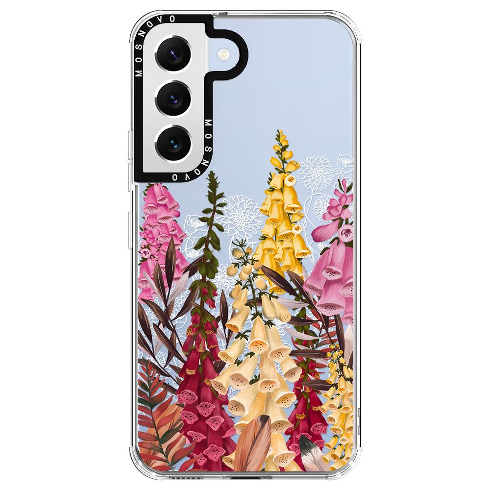 Foxglove Flower Phone Case - Samsung Galaxy S22 Case - MOSNOVO