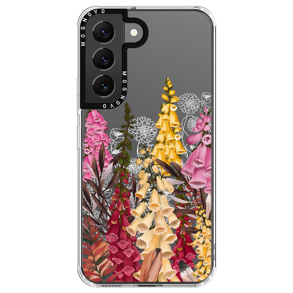 Foxglove Flower Phone Case - Samsung Galaxy S22 Case - MOSNOVO