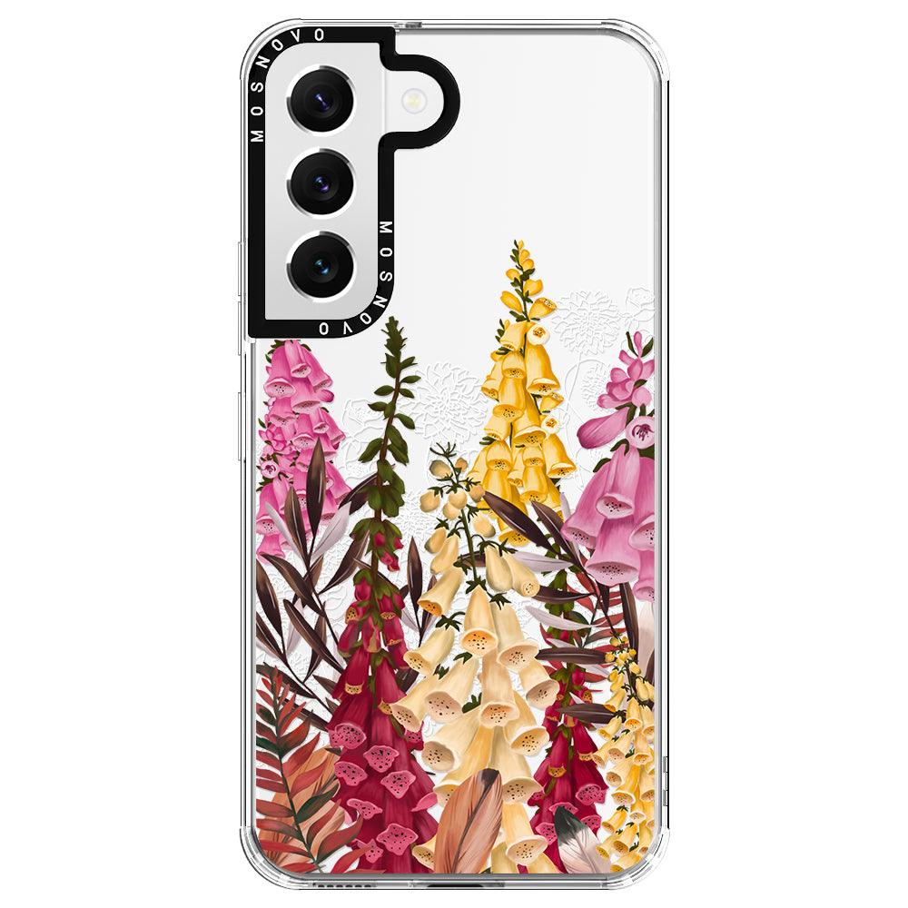 Foxglove Flower Phone Case - Samsung Galaxy S22 Case - MOSNOVO