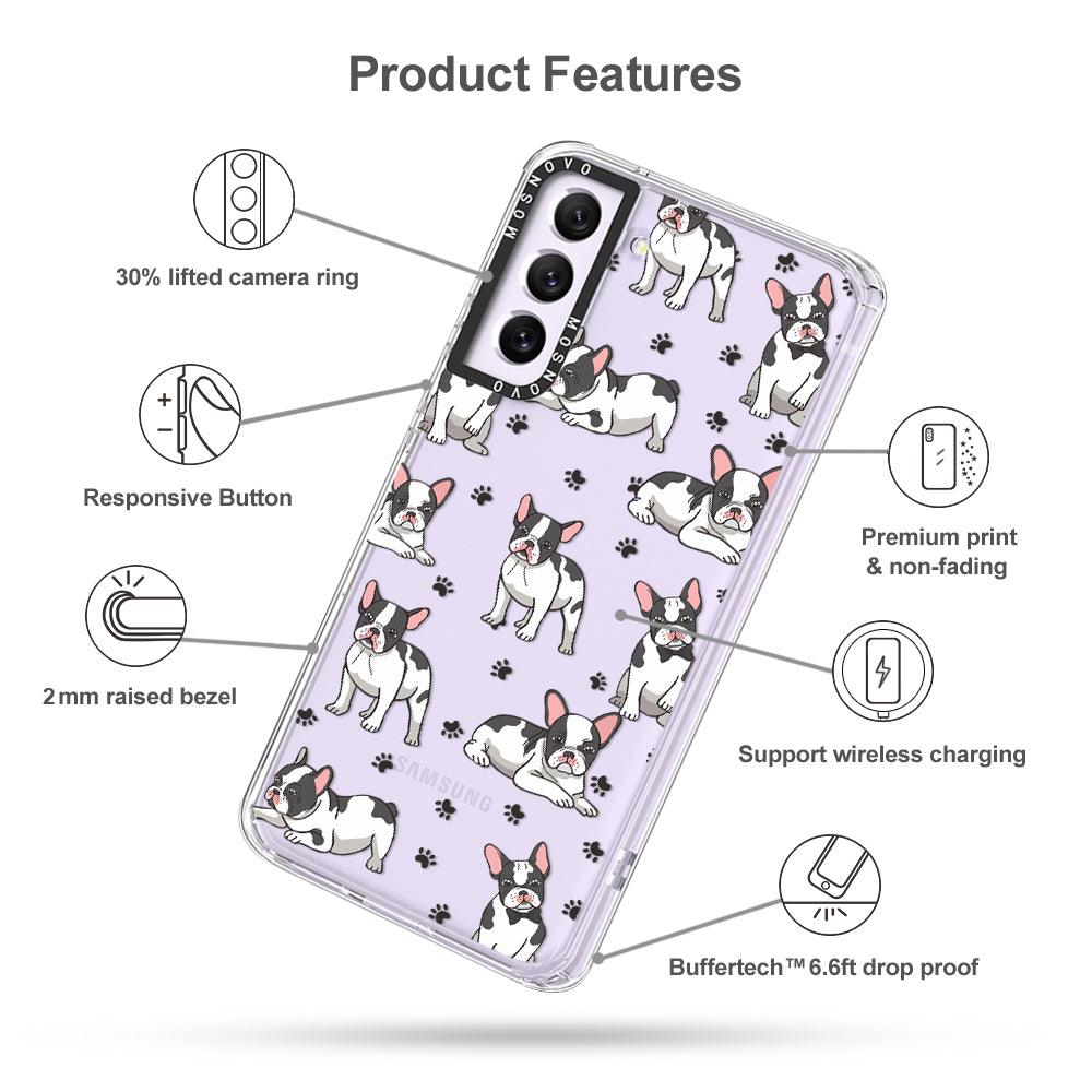 French Bull Dog Phone Case - Samsung Galaxy S21 FE Case - MOSNOVO