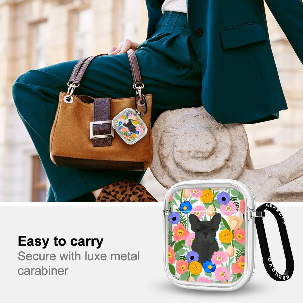 French Bulldog Garden AirPods 1/2 Case - MOSNOVO