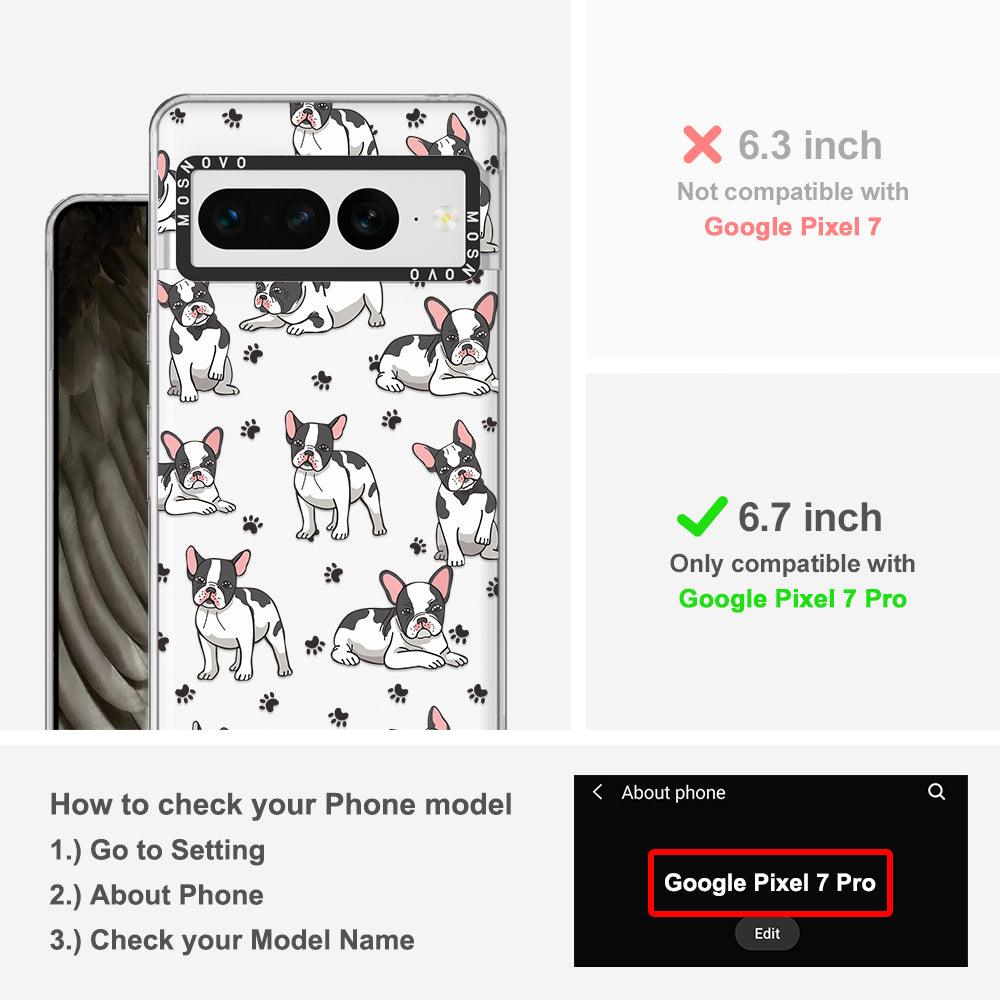 French Bulldog Phone Case - Google Pixel 7 Pro Case - MOSNOVO