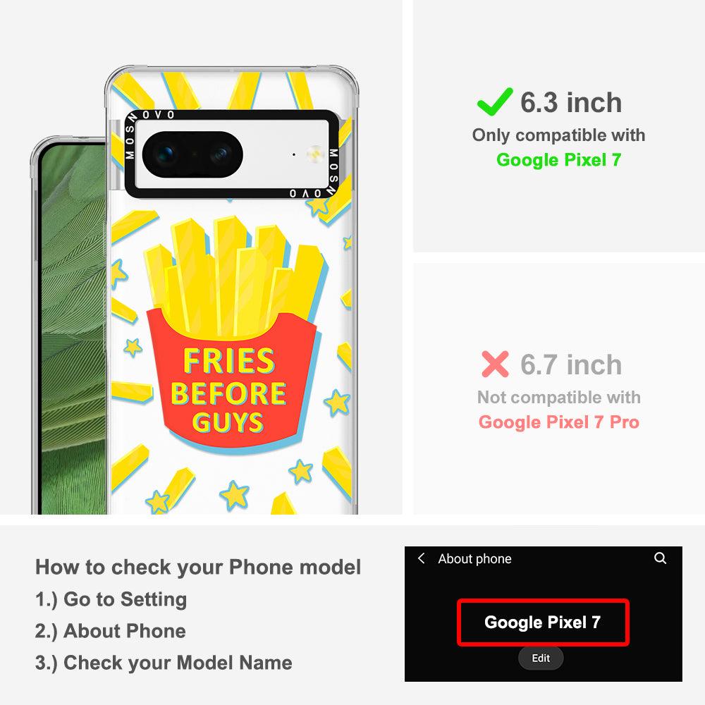 Fries Before Guys Phone Case - Google Pixel 7 Case - MOSNOVO