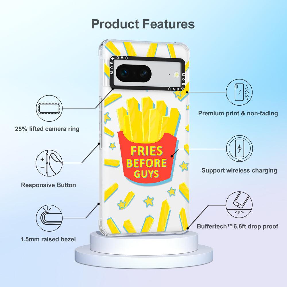 Fries Before Guys Phone Case - Google Pixel 7 Case - MOSNOVO