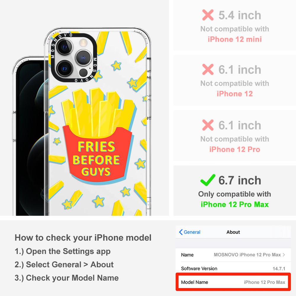 Fries Before Guys Phone Case - iPhone 12 Pro Max Case - MOSNOVO