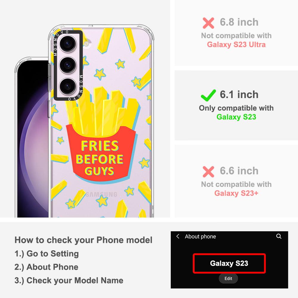 Fries Before Guys Phone Case - Samsung Galaxy S23 Case - MOSNOVO