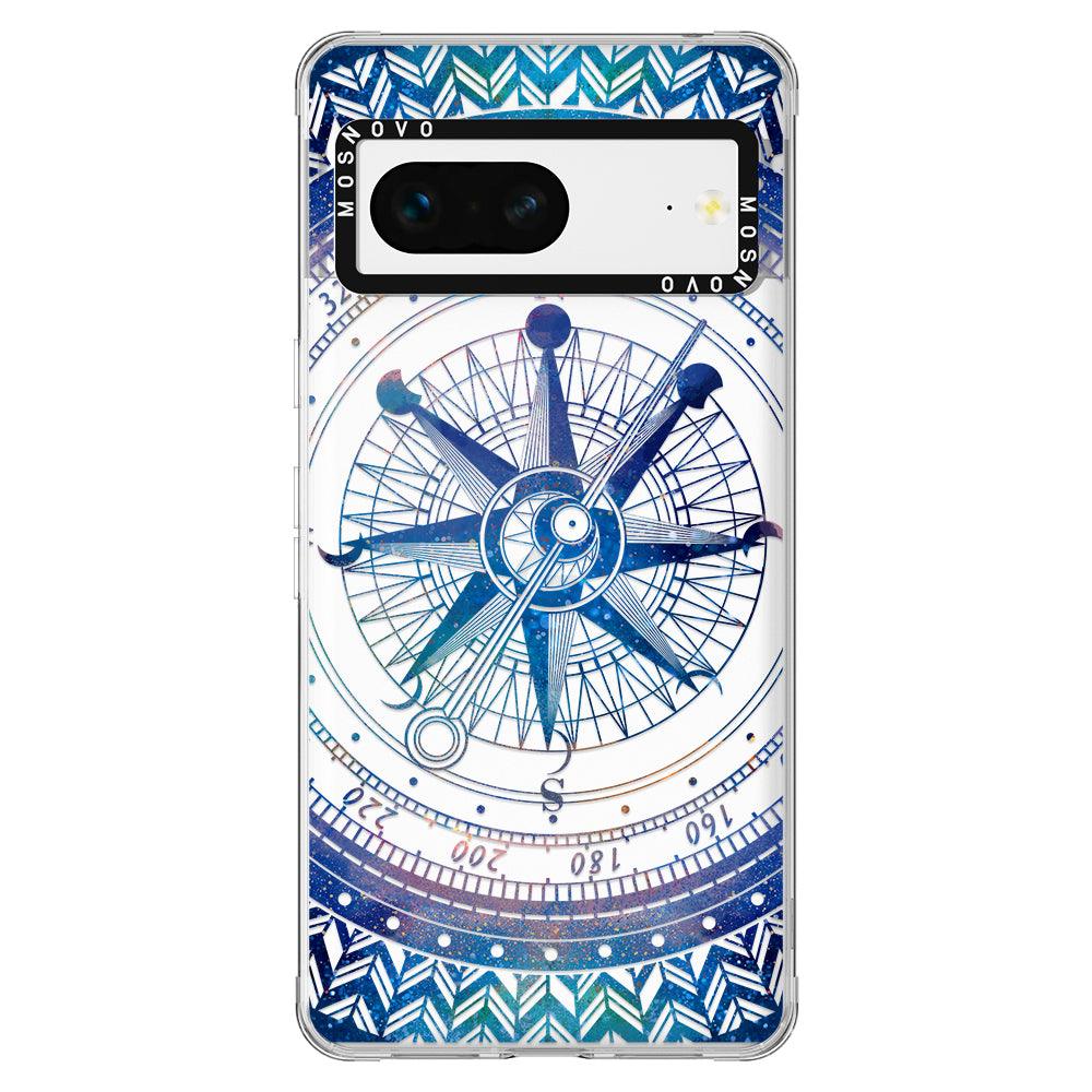 Galaxy Compass Phone Case - Google Pixel 7 Case - MOSNOVO