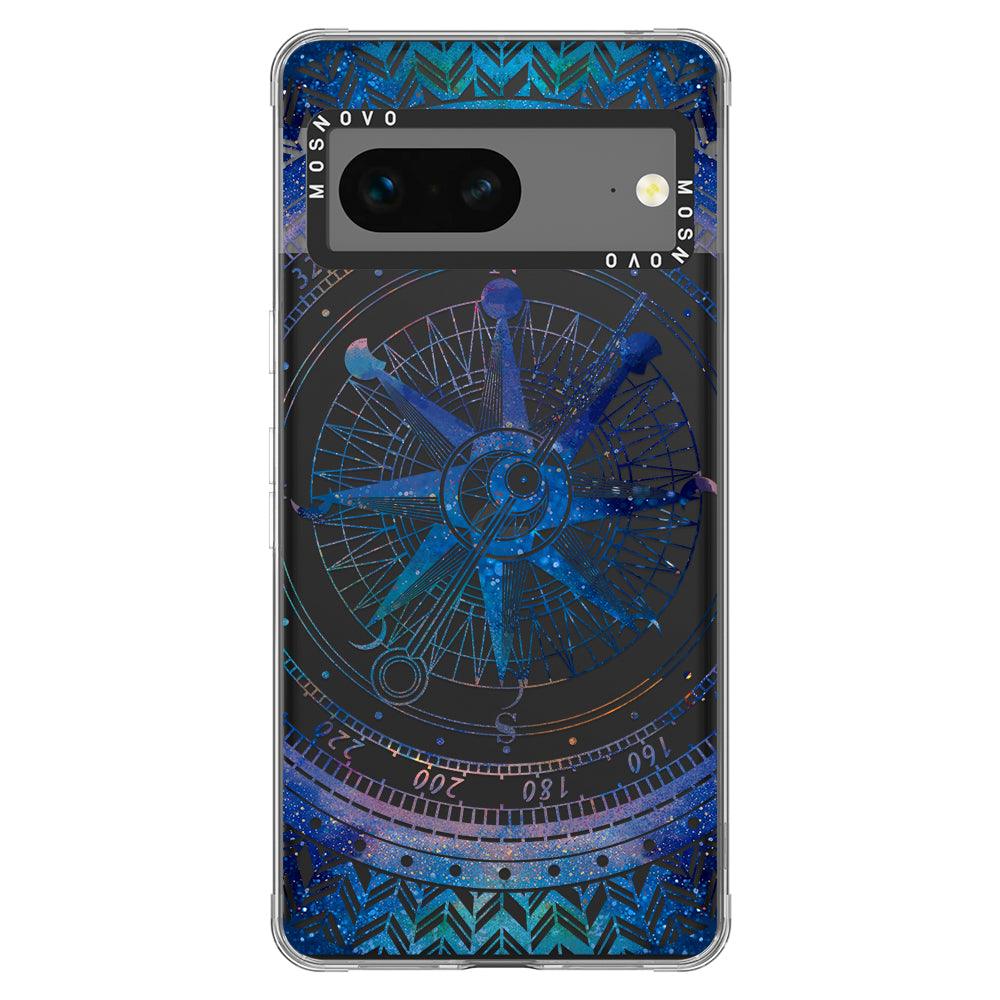 Galaxy Compass Phone Case - Google Pixel 7 Case - MOSNOVO