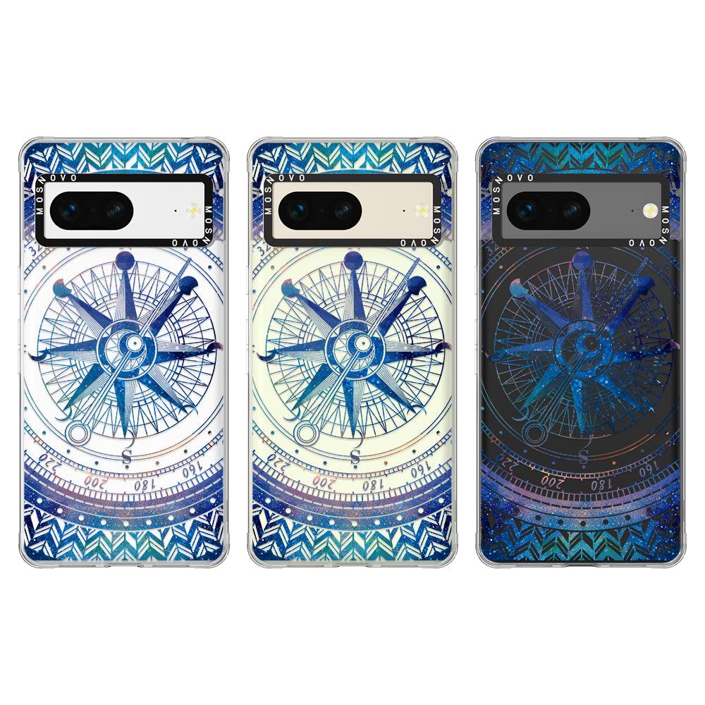 Galaxy Compass Phone Case - Google Pixel 7 Case - MOSNOVO