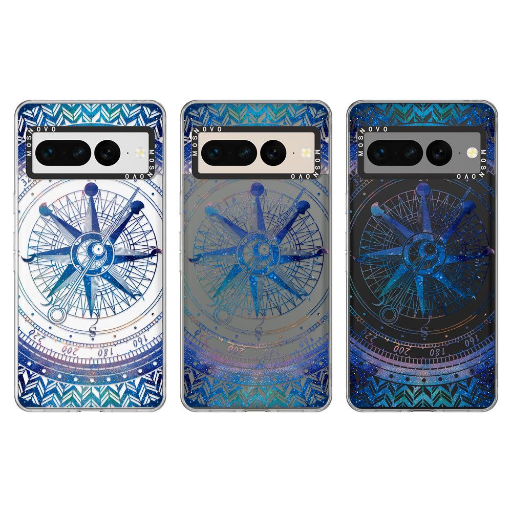 Galaxy Compass Phone Case - Google Pixel 7 Pro Case - MOSNOVO