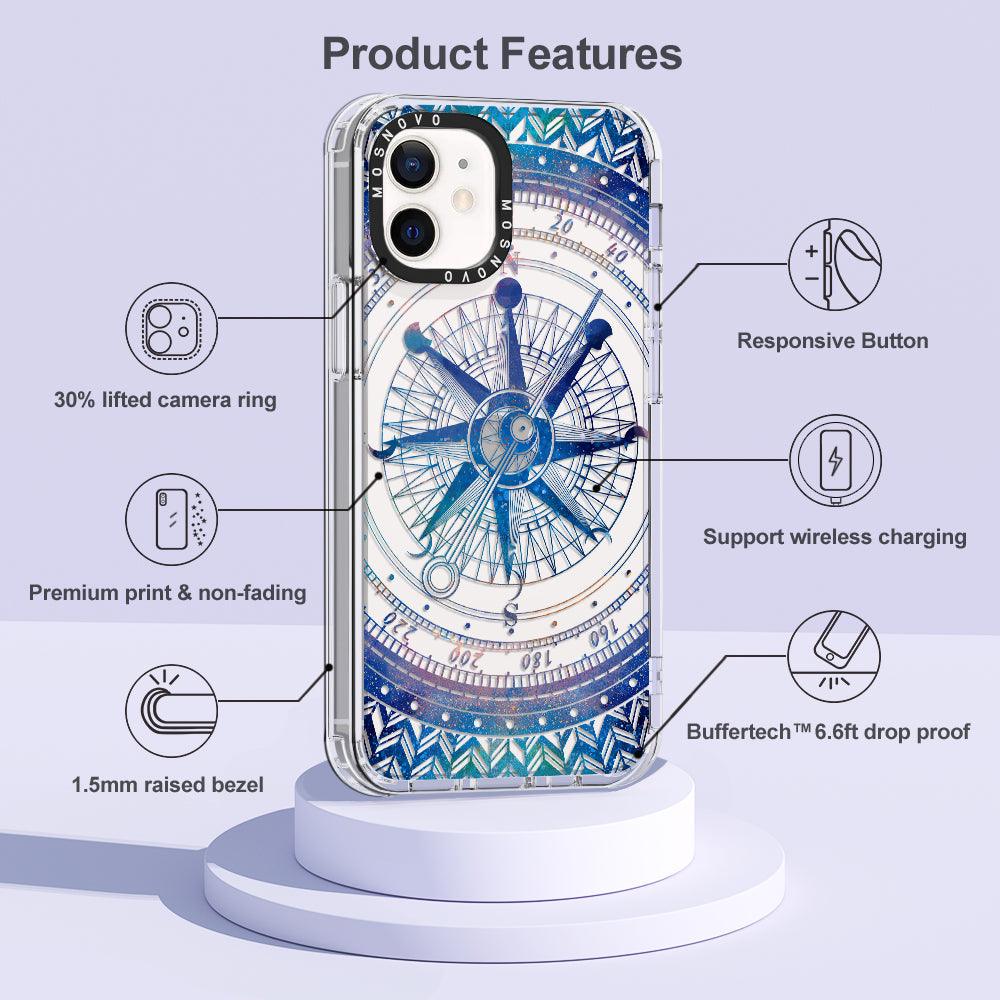 Galaxy Compass Phone Case - iPhone 12 Case - MOSNOVO