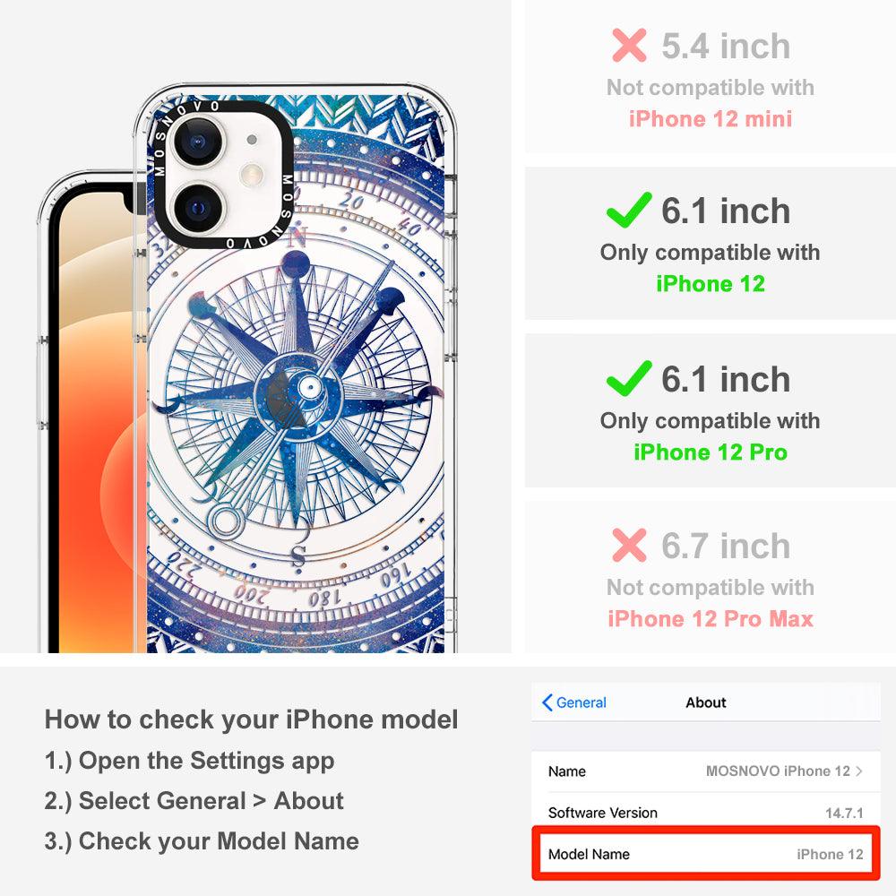 Galaxy Compass Phone Case - iPhone 12 Case - MOSNOVO