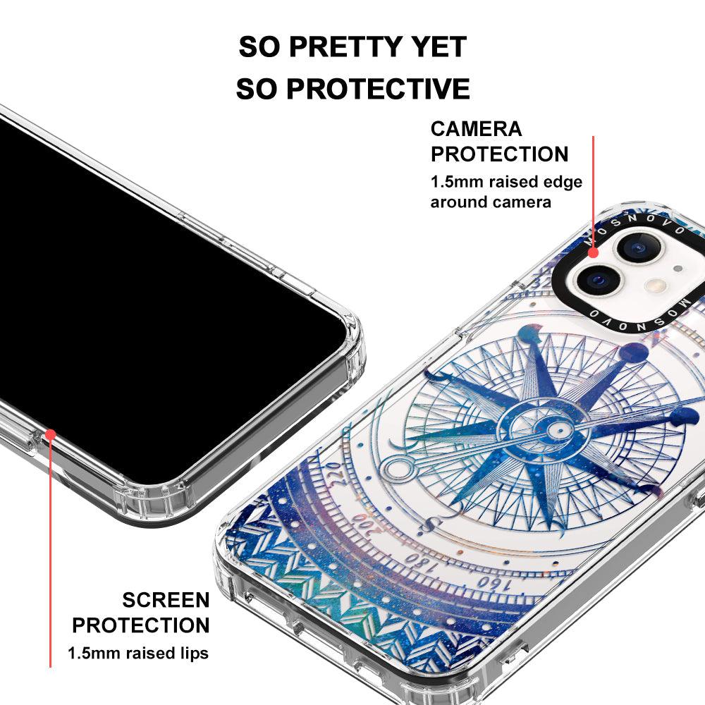 Galaxy Compass Phone Case - iPhone 12 Case - MOSNOVO