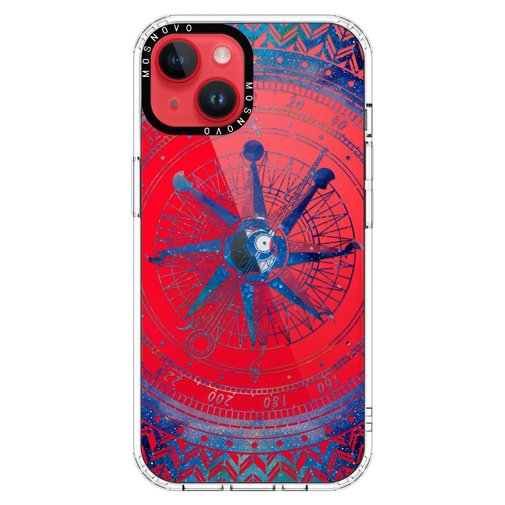 Galaxy Compass Phone Case - iPhone 14 Plus Case - MOSNOVO