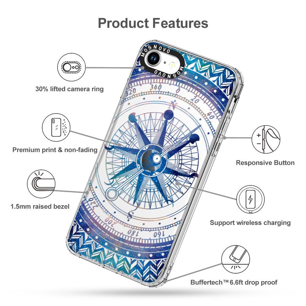 Galaxy Compass Phone Case - iPhone 7 Case - MOSNOVO