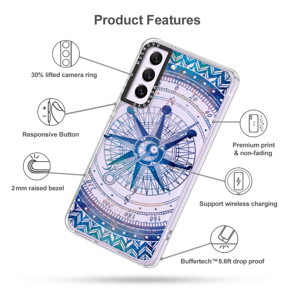 Galaxy Compass Phone Case - Samsung Galaxy S21 FE Case - MOSNOVO