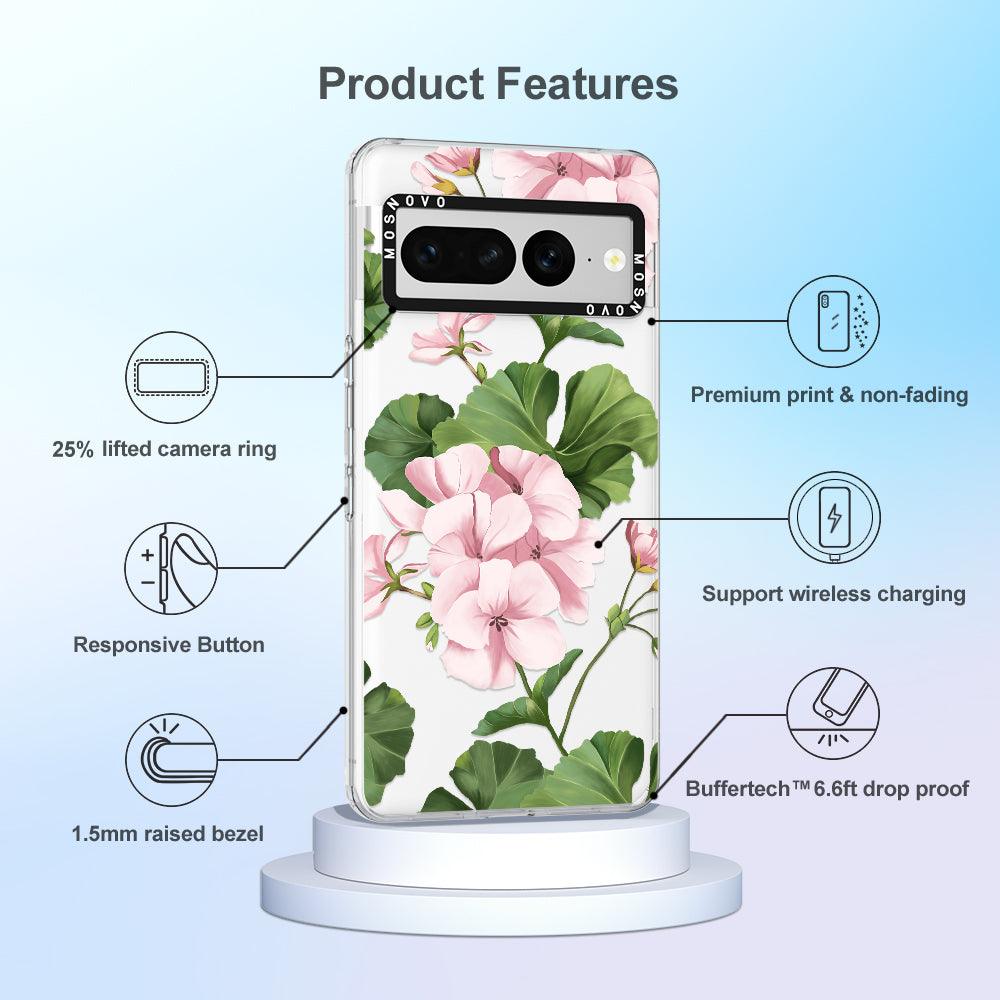 Geranium Phone Case - Google Pixel 7 Pro Case - MOSNOVO