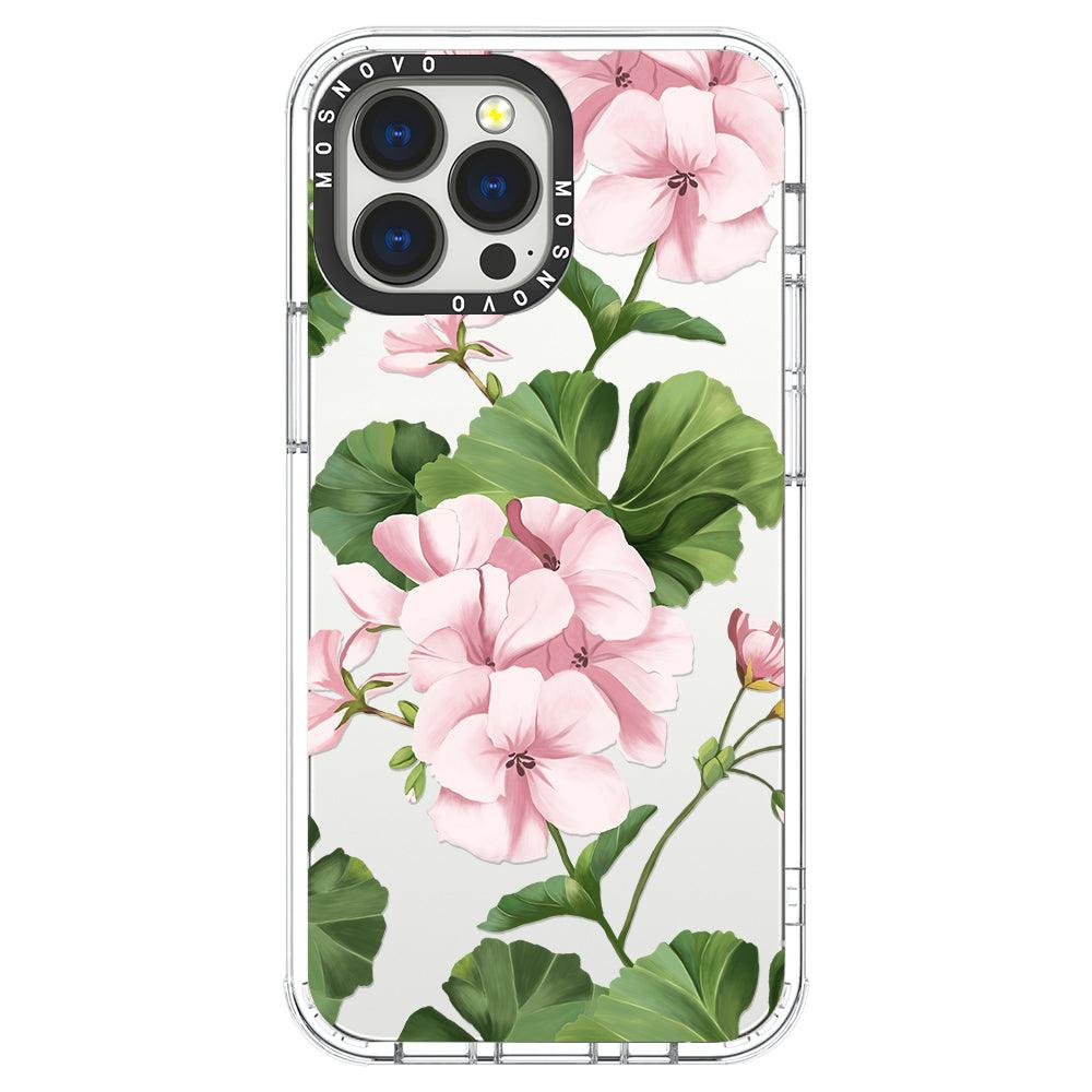 Geranium Phone Case - iPhone 13 Pro Max Case - MOSNOVO