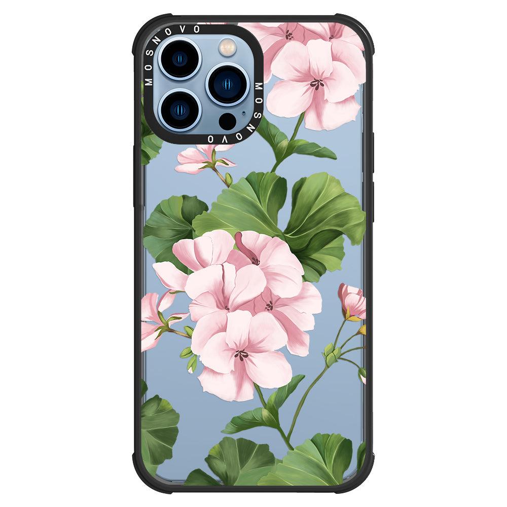 Geranium Phone Case - iPhone 13 Pro Max Case - MOSNOVO