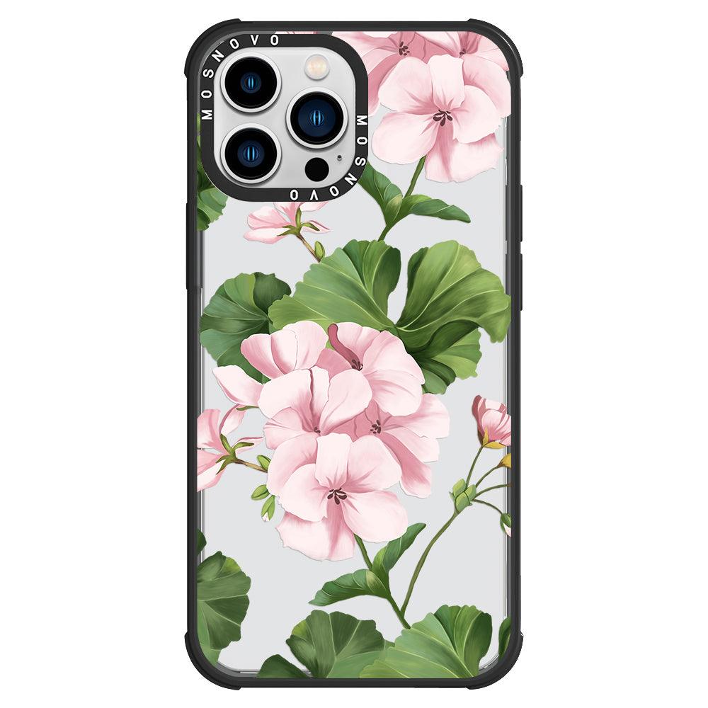 Geranium Phone Case - iPhone 13 Pro Max Case - MOSNOVO