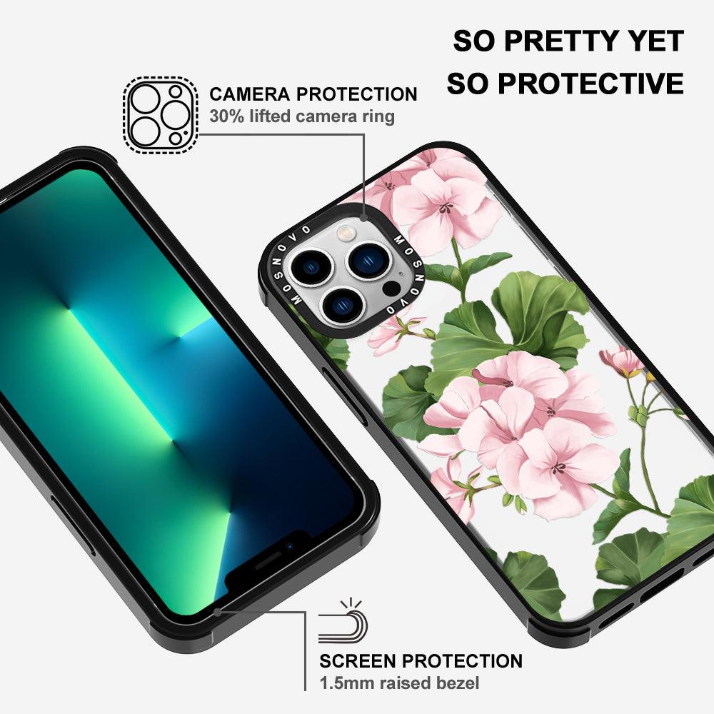 Geranium Phone Case - iPhone 13 Pro Max Case - MOSNOVO