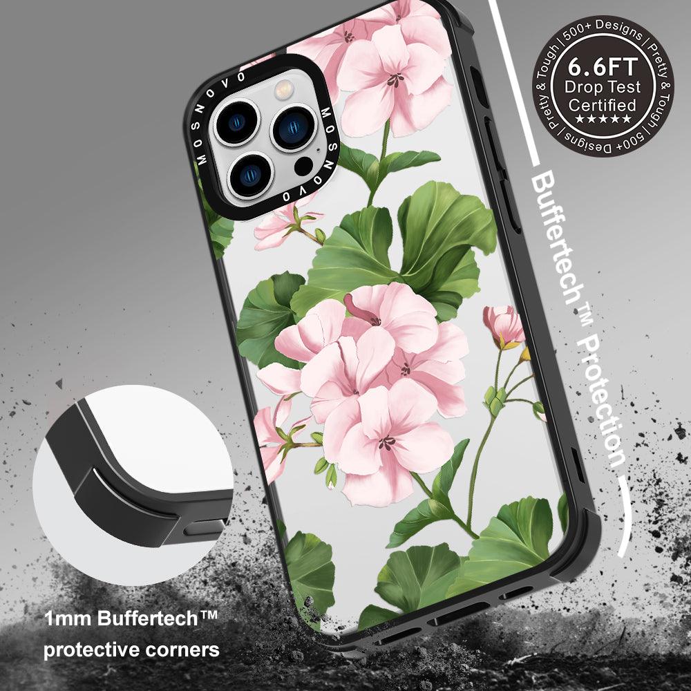 Geranium Phone Case - iPhone 13 Pro Max Case - MOSNOVO