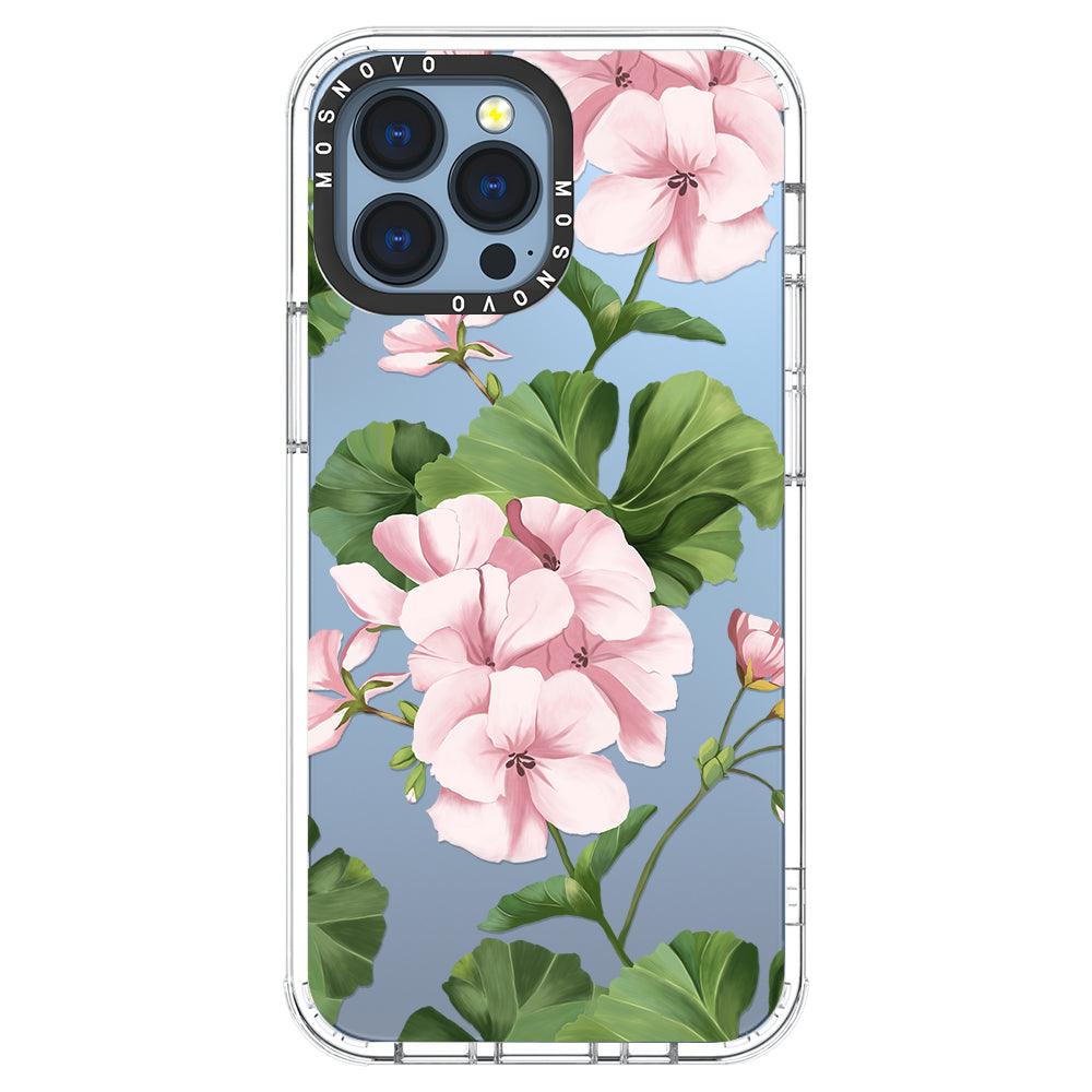 Geranium Phone Case - iPhone 13 Pro Max Case - MOSNOVO