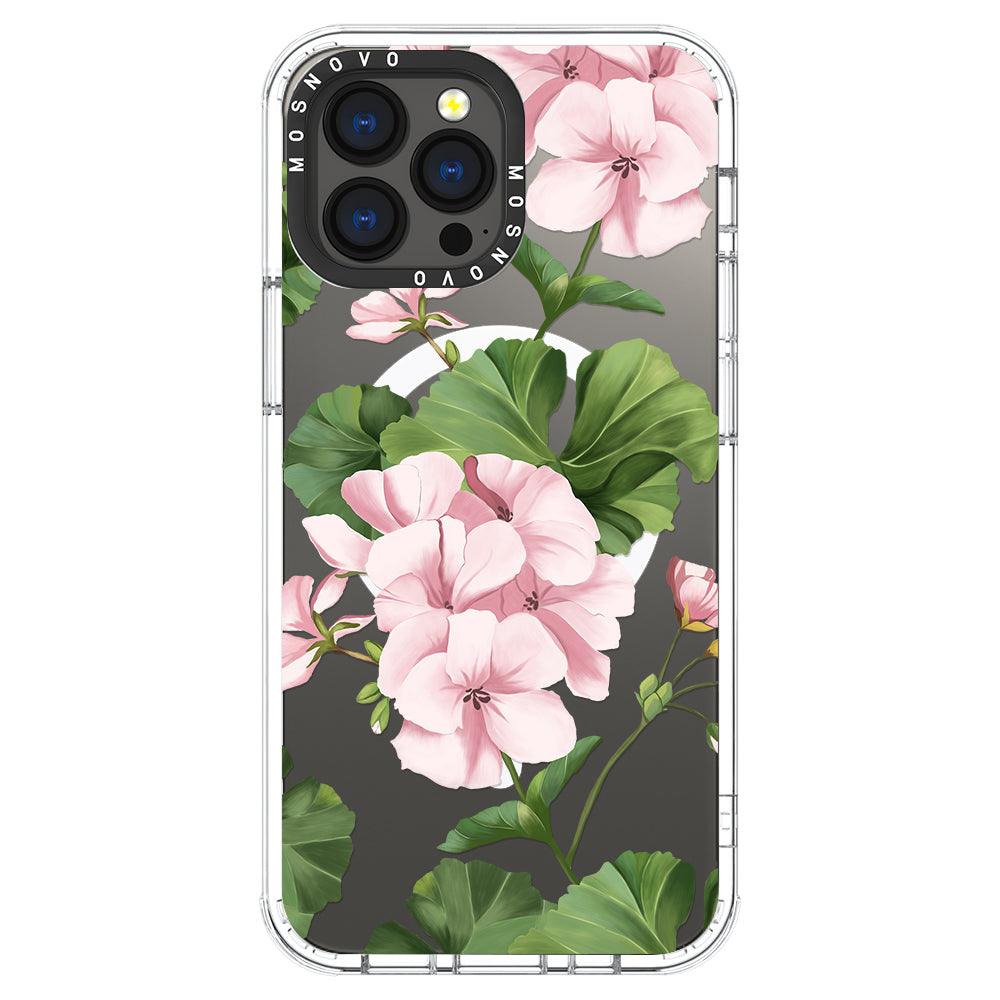 Geranium Phone Case - iPhone 13 Pro Max Case - MOSNOVO