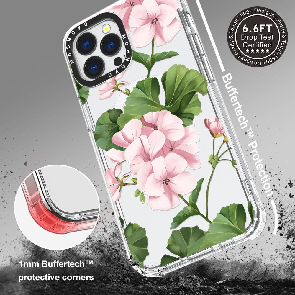 Geranium Phone Case - iPhone 13 Pro Max Case - MOSNOVO