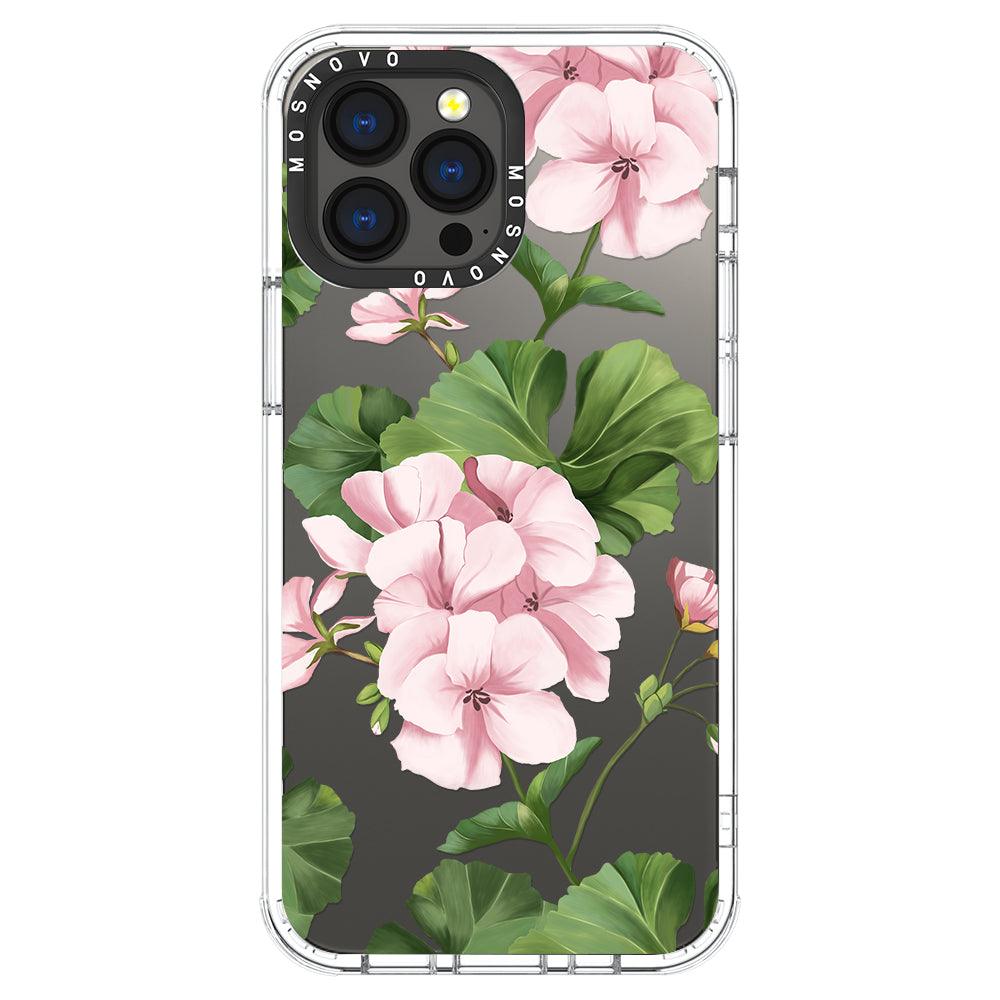 Geranium Phone Case - iPhone 13 Pro Max Case - MOSNOVO