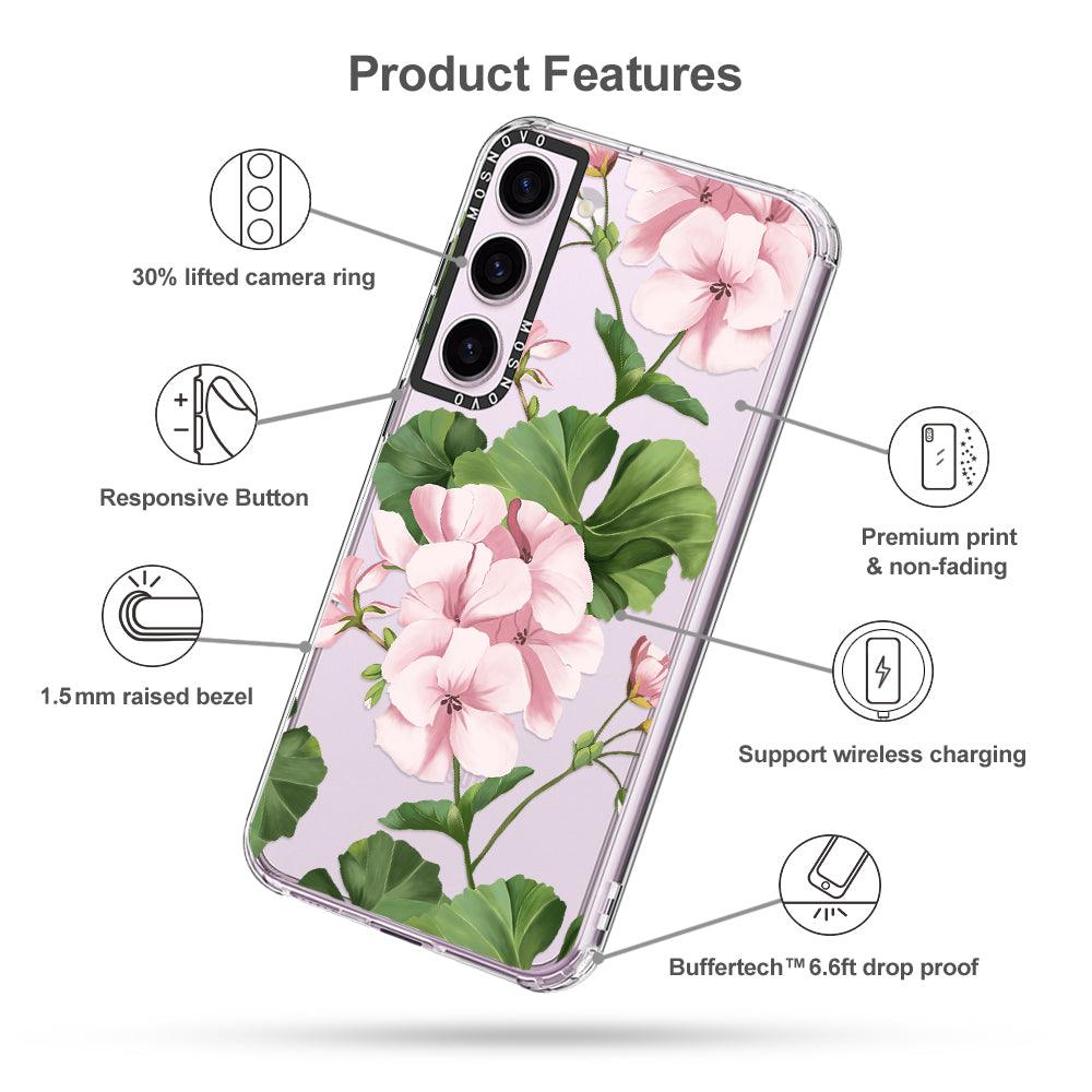 Geranium Phone Case - Samsung Galaxy S23 Case - MOSNOVO