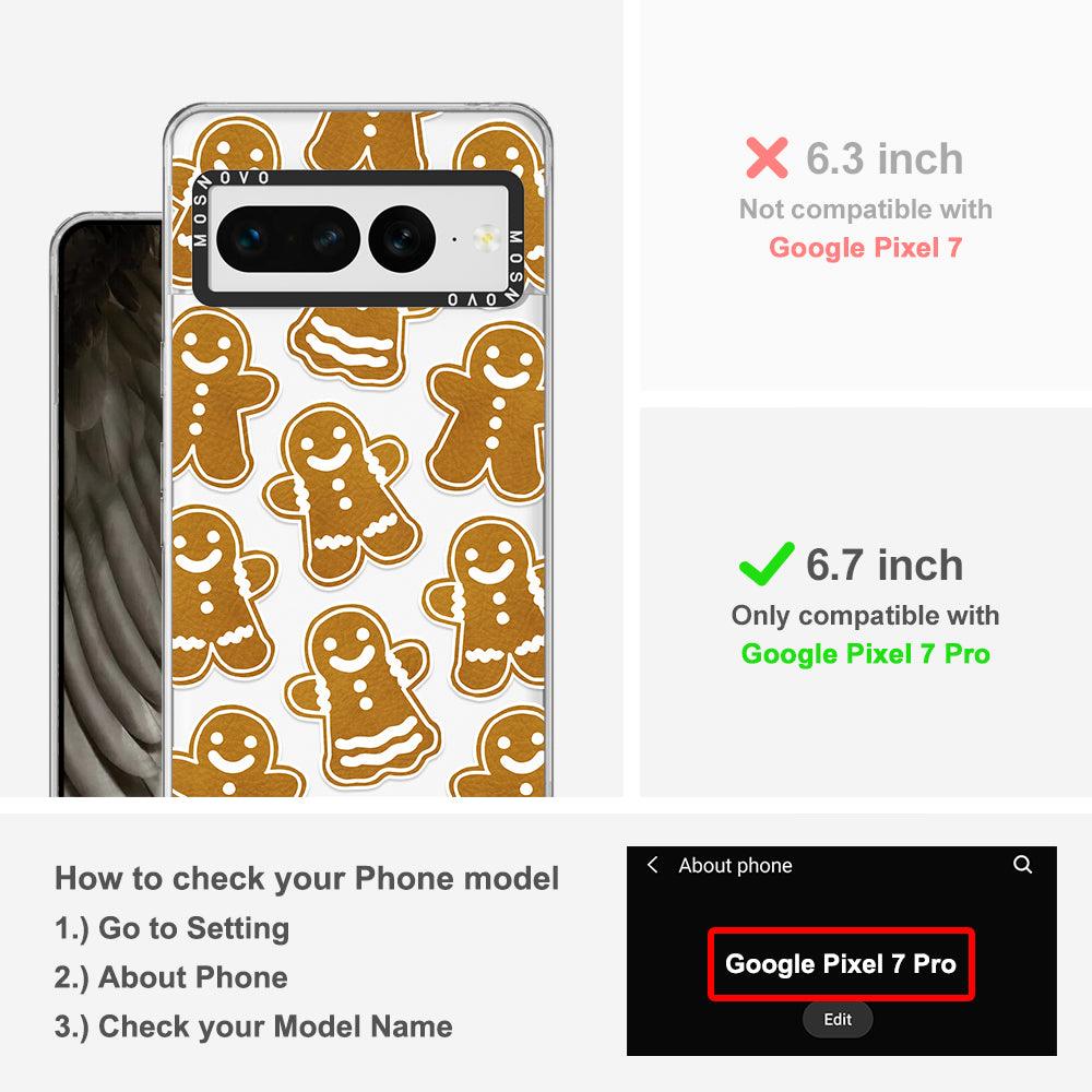 Ginger Breadman Phone Case - Google Pixel 7 Pro Case - MOSNOVO