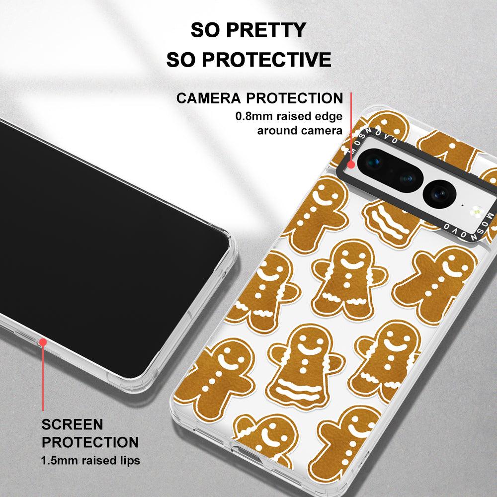 Ginger Breadman Phone Case - Google Pixel 7 Pro Case - MOSNOVO