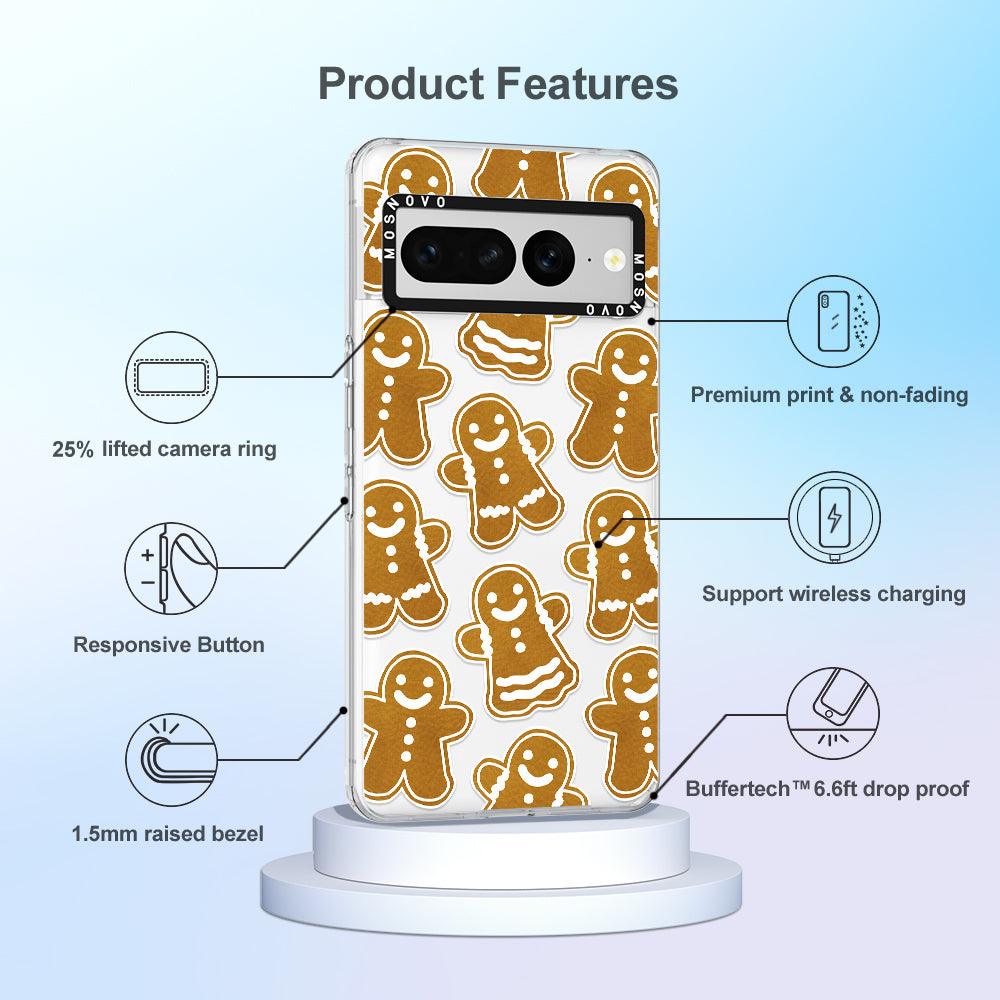 Ginger Breadman Phone Case - Google Pixel 7 Pro Case - MOSNOVO