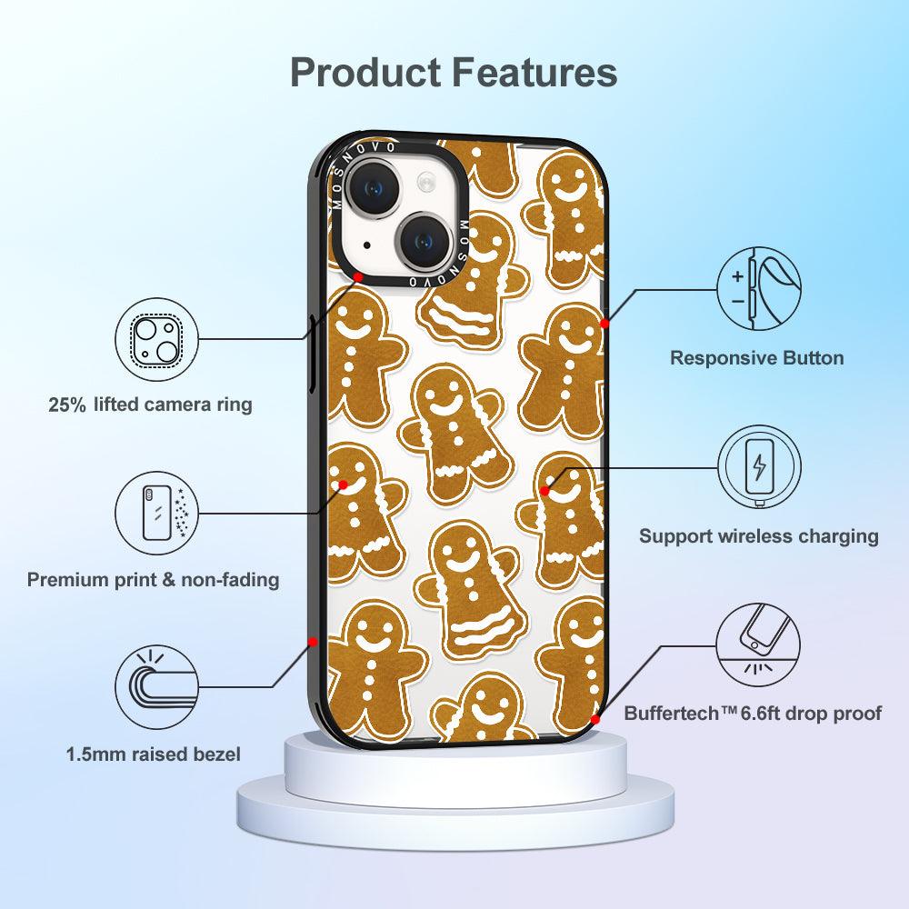 Ginger Breadman Phone Case - iPhone 14 Plus Case - MOSNOVO