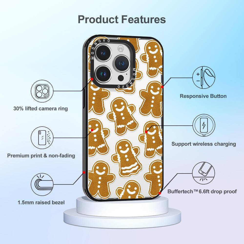 Ginger Breadman Phone Case - iPhone 14 Pro Case - MOSNOVO