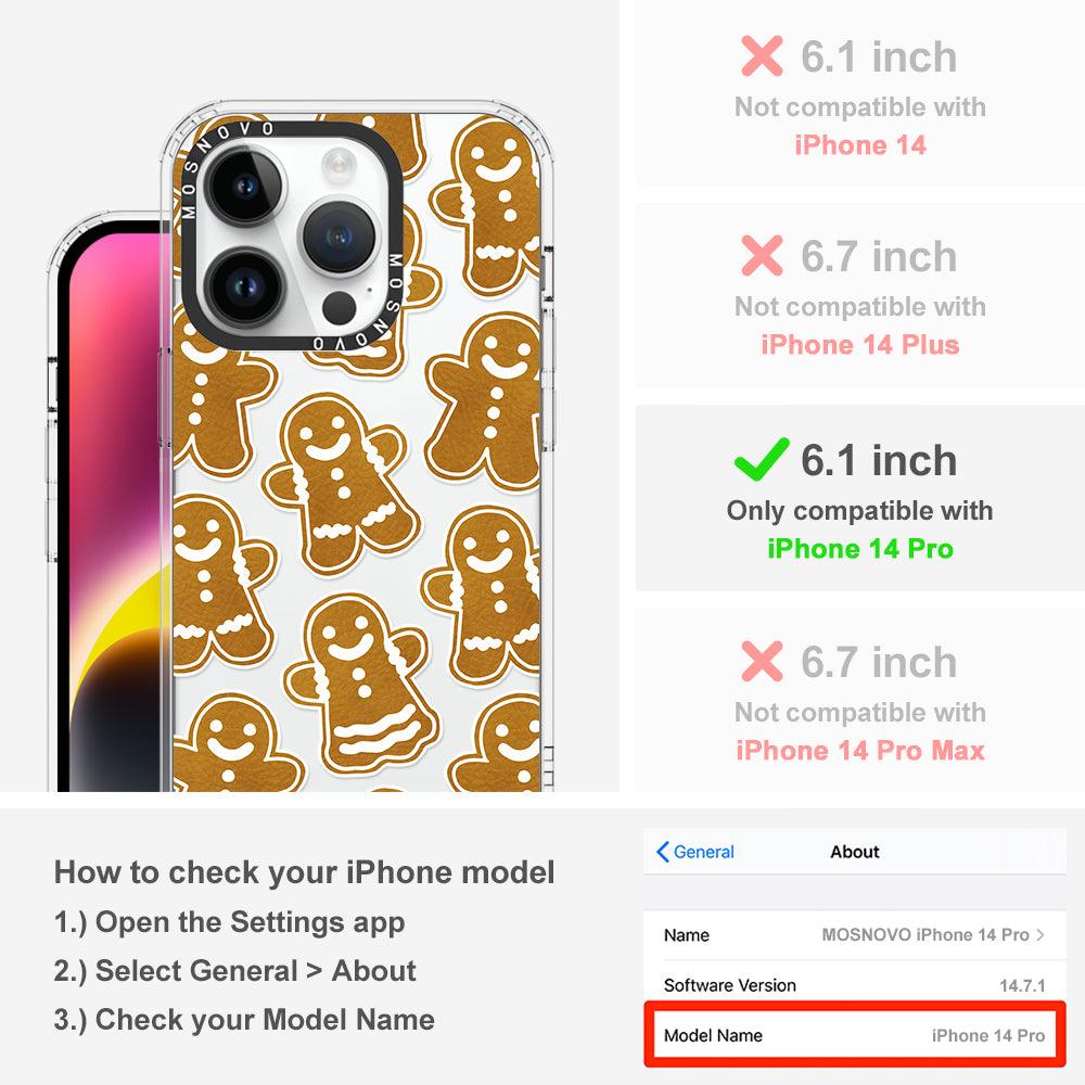 Ginger Breadman Phone Case - iPhone 14 Pro Case - MOSNOVO