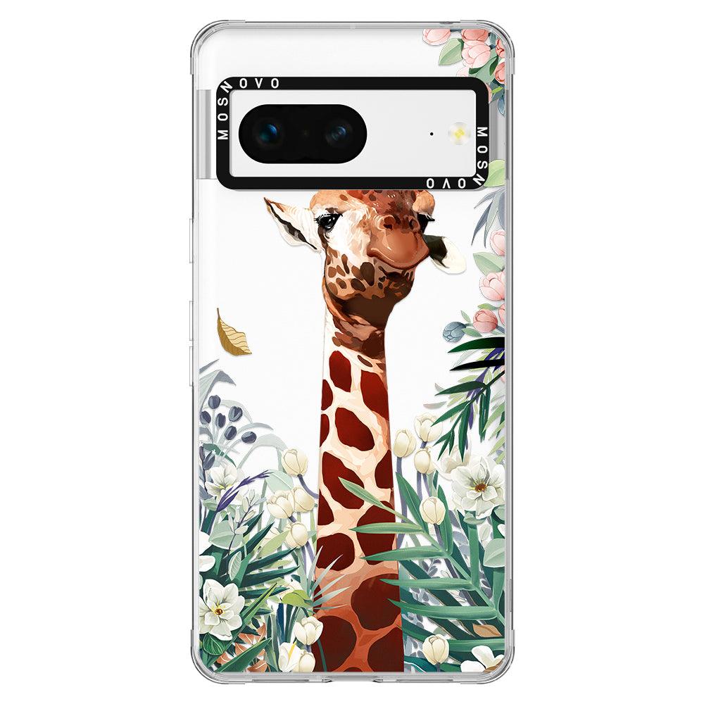 Giraffe Garden Phone Case - Google Pixel 7 Case - MOSNOVO