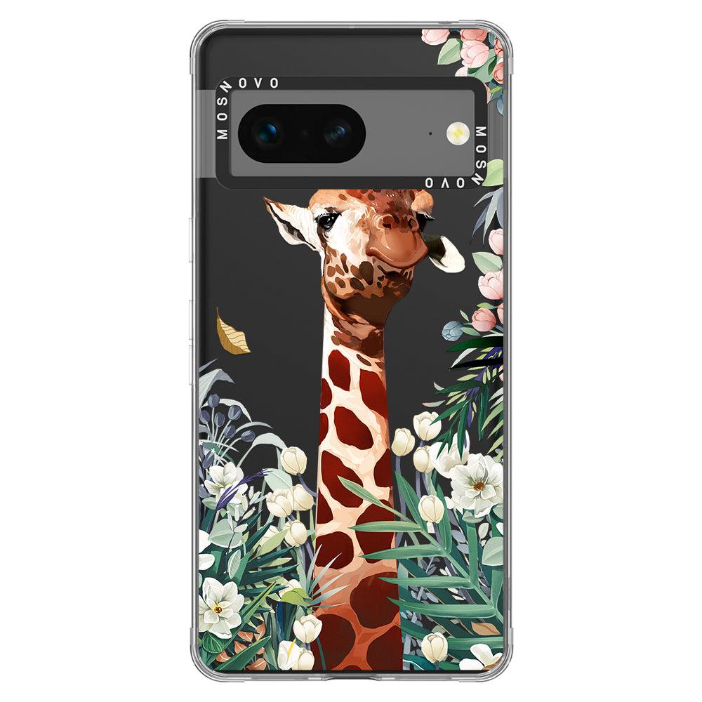 Giraffe Garden Phone Case - Google Pixel 7 Case - MOSNOVO