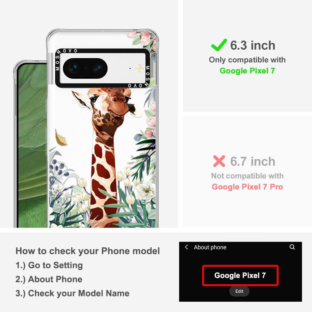 Giraffe Garden Phone Case - Google Pixel 7 Case - MOSNOVO