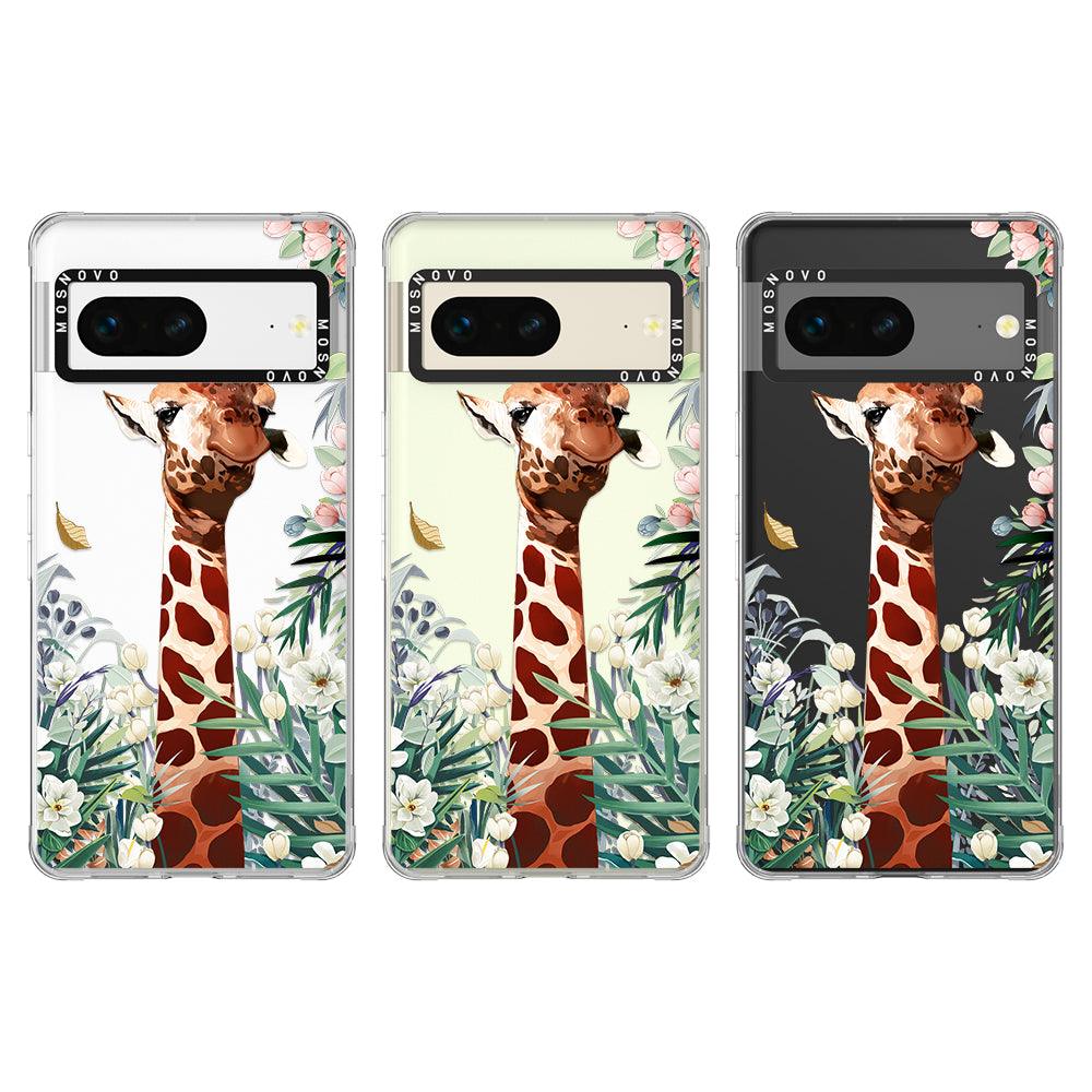 Giraffe Garden Phone Case - Google Pixel 7 Case - MOSNOVO