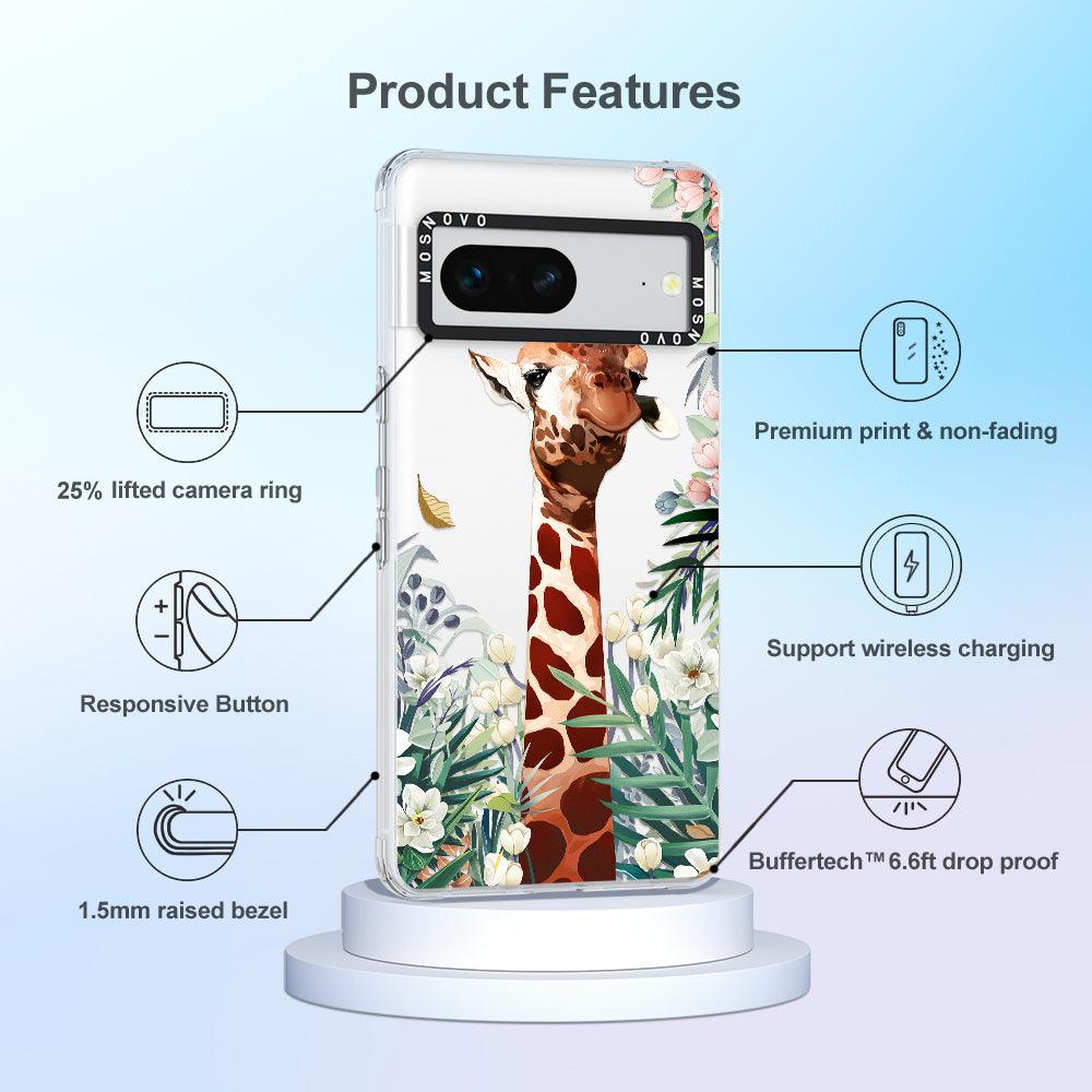 Giraffe Garden Phone Case - Google Pixel 7 Case - MOSNOVO