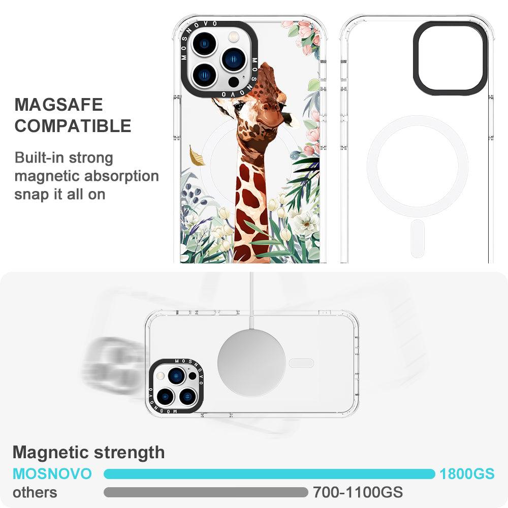 Giraffe In The Garden Phone Case - iPhone 13 Pro Case - MOSNOVO