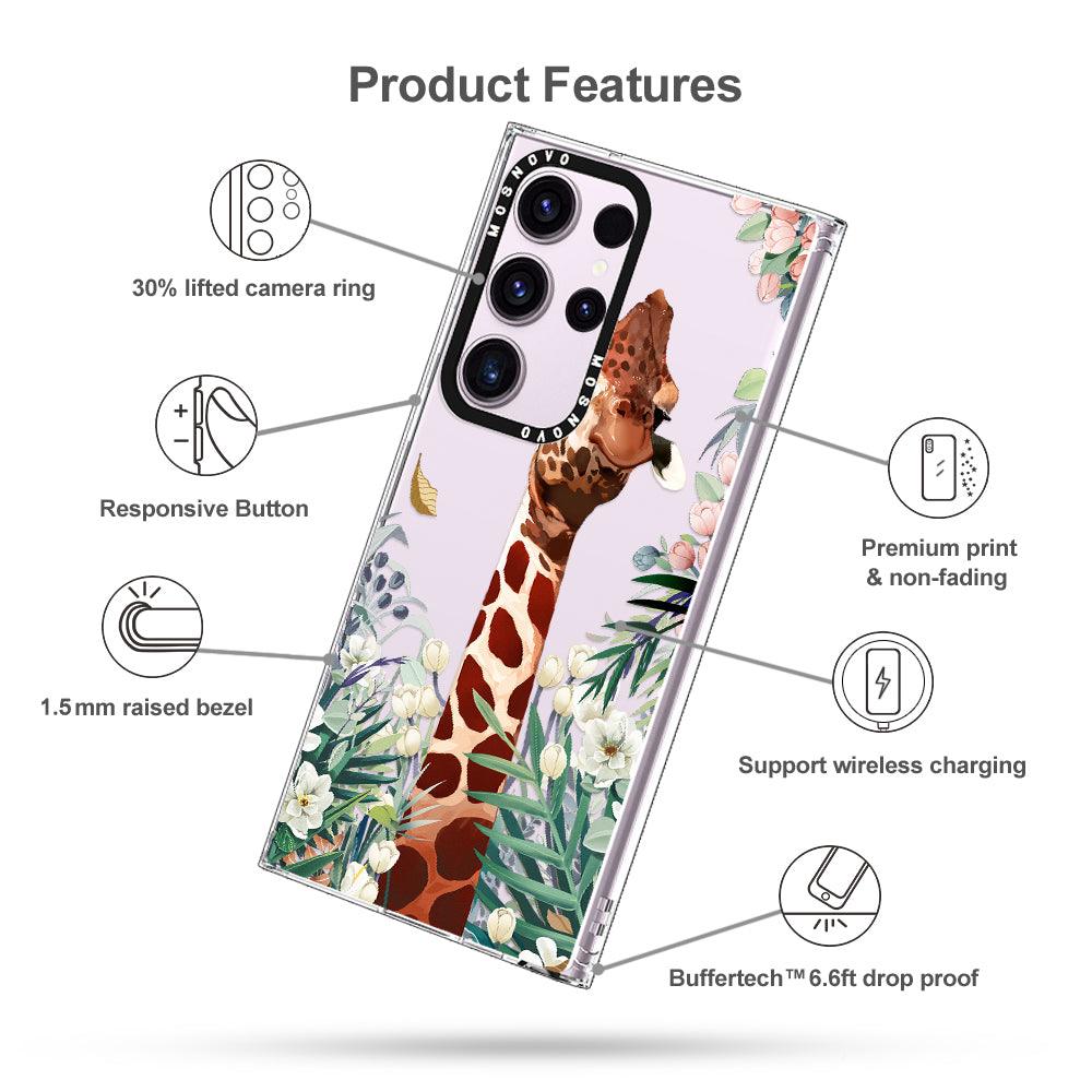 Giraffe Garden Phone Case - Samsung Galaxy S23 Ultra Case - MOSNOVO